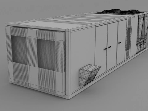 Air Conditioning Unit 3D Model