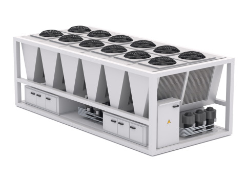 Unité de climatisation v2 Modèle 3D