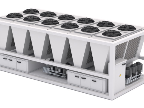 एयर कंडीशनिंग यूनिट v2 3D मॉडल