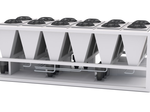 एयर कंडीशनिंग यूनिट v2 3D मॉडल