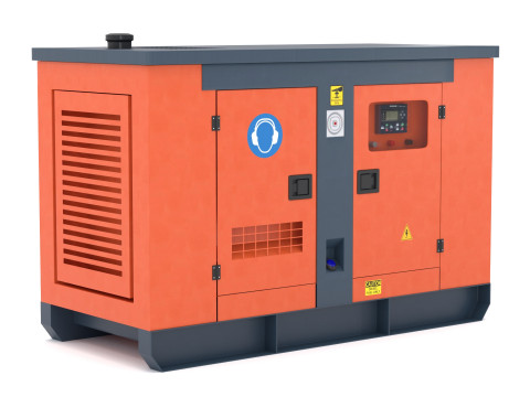 Dieselgenerator 3D Modell