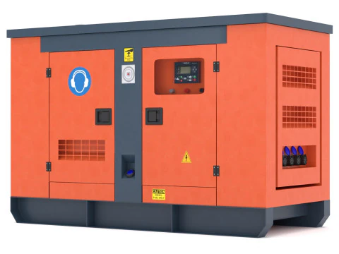 Diesel Generator 3D Model