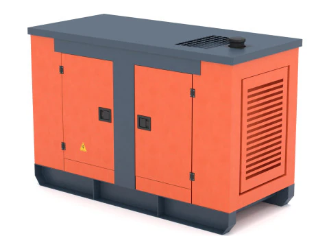 Diesel Generator 3D Model