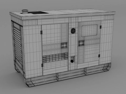 Diesel Generator 3D Model