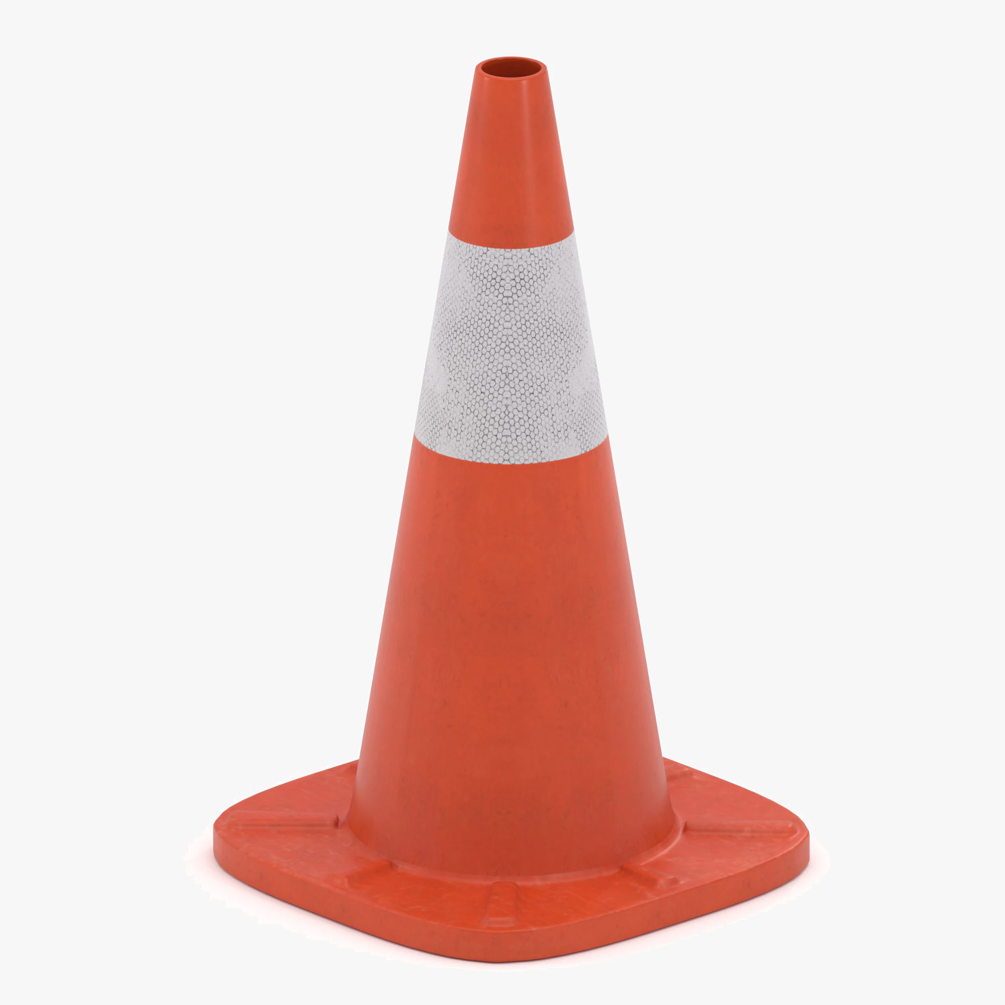 Traffic Cone v1 3D Model .c4d .max .obj .3ds .fbx .stl .blend 