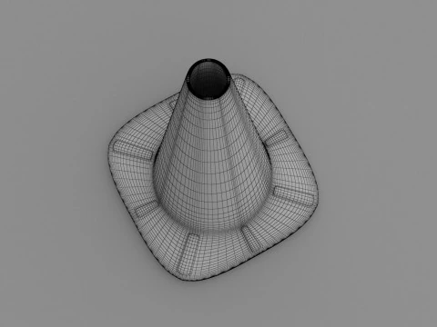 Traffic Cone v1 3D Model