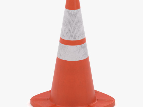 Cono de tráfico v2 Modelo 3D