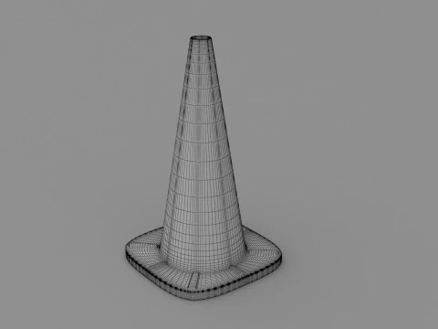 Traffic Cone v2 3D Model