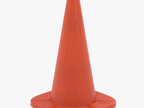 Cono de tráfico v4 Modelo 3D