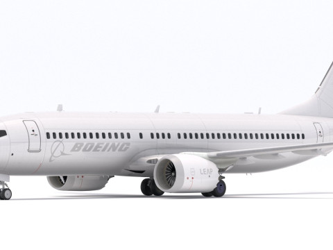 Boeing 737-800 MAX 3D Model