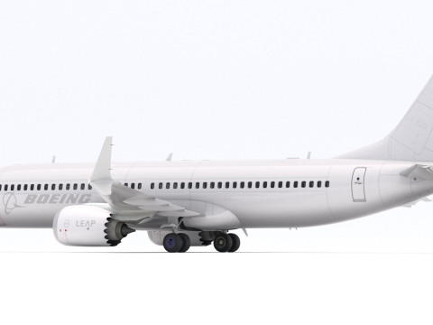 Boeing 737-800 MAX 3D Model