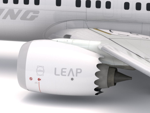 Boeing 737-800 MAX 3D Model