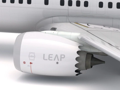 Boeing 737-800 MAX Generic 3D Model
