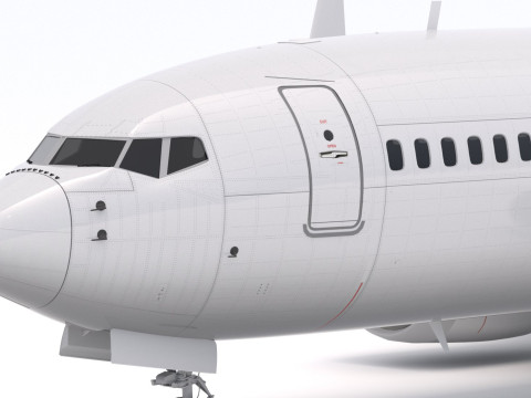 보잉 737-800 MAX 일반 3D 모델