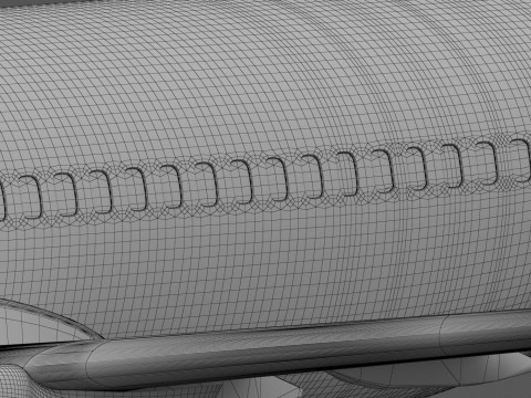 Boeing 737-800 MAX American Airlines 3D Model