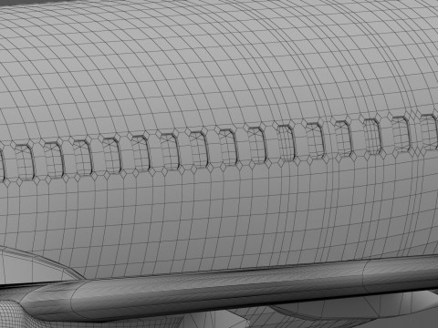 Boeing 737-800 MAX American Airlines 3D Model