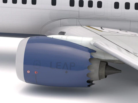 Boeing 737-800 MAX Delta Airlines 3D Model