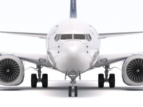 Boeing 737-800 MAX Delta Havayolları 3D Model