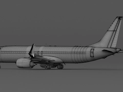 Boeing 737-800 MAX Korean Air 3D Model
