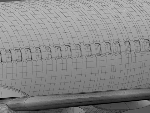 Boeing 737-800 MAX Korean Air 3D Model