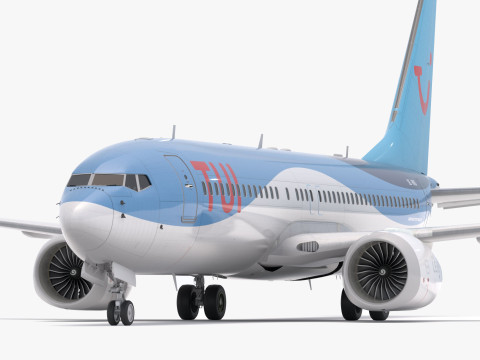 Boeing 737-800 MAX Tui Airlines Modelo 3D