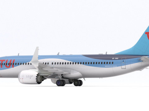 Boeing 737-800 MAX Tui Airlines 3D Model