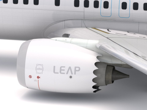 Boeing 737-800 MAX Tui Airlines 3D Model