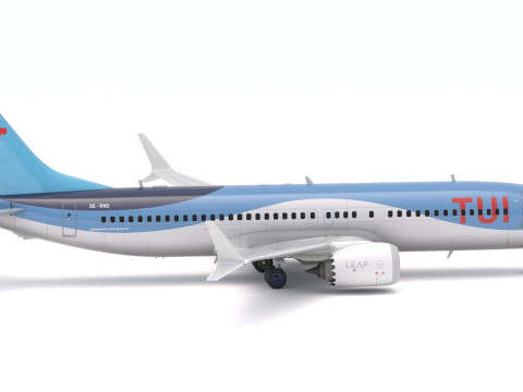 Boeing 737-800 MAX Tui Airlines 3D Model