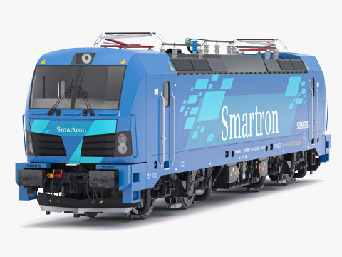 Siemens Smartron Electric Locomotive 3D Model