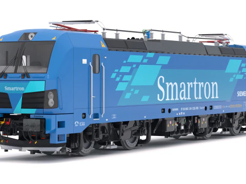 Siemens Smartron Electric Locomotive 3D Model