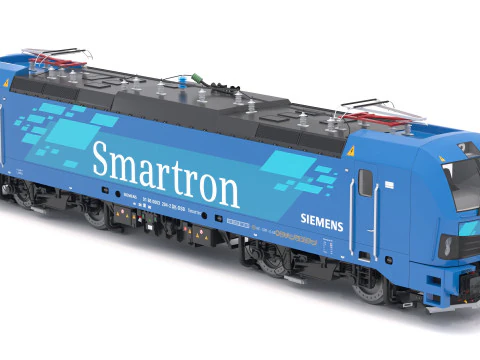 Siemens Smartron Electric Locomotive 3D Model