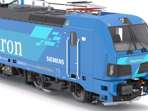 सीमेंस स्मार्ट्रोन इलेक्ट्रिक लोकोमोटिव 3D मॉडल
