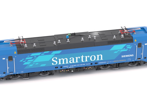 सीमेंस स्मार्ट्रोन इलेक्ट्रिक लोकोमोटिव 3D मॉडल