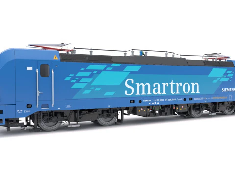 Siemens Smartron Electric Locomotive 3D Model