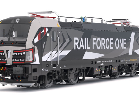 Siemens Vectron Rail Force Un Modèle 3D