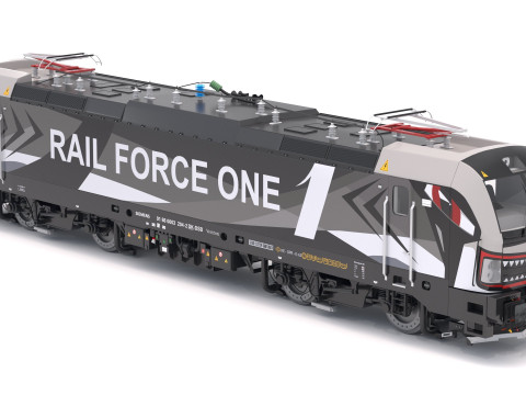 Siemens Vectron Rail Force Un Modèle 3D
