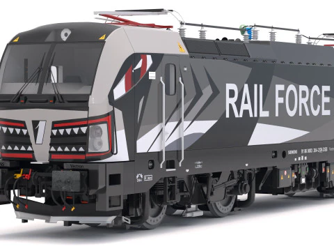 Siemens Vectron Rail Force One Modello 3D