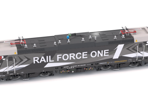 Siemens Vectron Rail Force Un Modèle 3D
