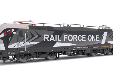 Siemens Vectron Rail Force Un Modèle 3D