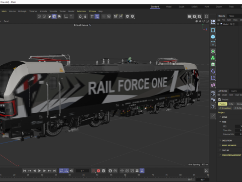 Siemens Vectron Rail Force Un Modèle 3D
