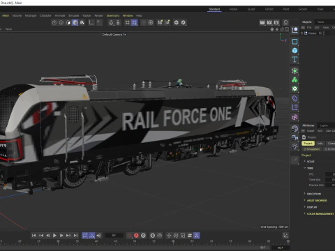 Siemens Vectron Rail Force One Modello 3D