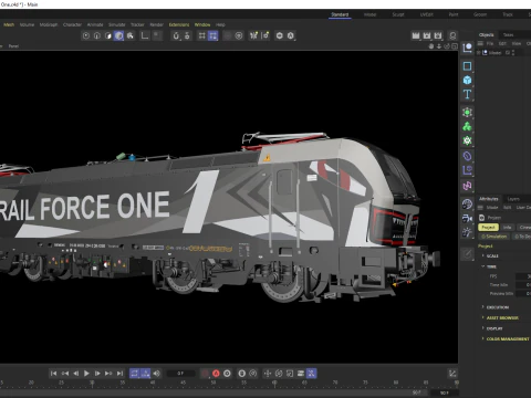 Siemens Vectron Rail Force One Modello 3D