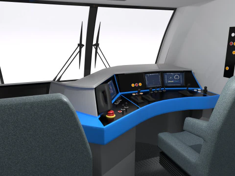 Siemens Vectron Flixtrain 3D Model
