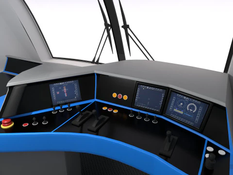 Siemens Vectron Flixtrain 3D Model