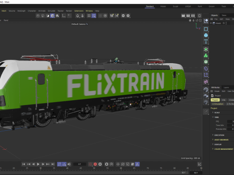 Сименс Вектрон Фликстрейн 3D Модель