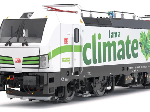 Siemens Vectron DB I am Climate Hero Livery 3D Model