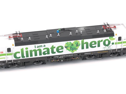 Siemens Vectron DB I am Climate Hero Livery 3D Model