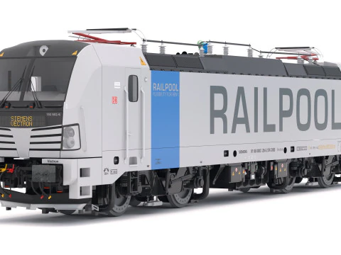 Railpool Siemens Vectron Modello 3D