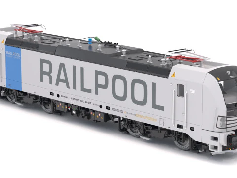 Railpool Siemens Vectron Modello 3D