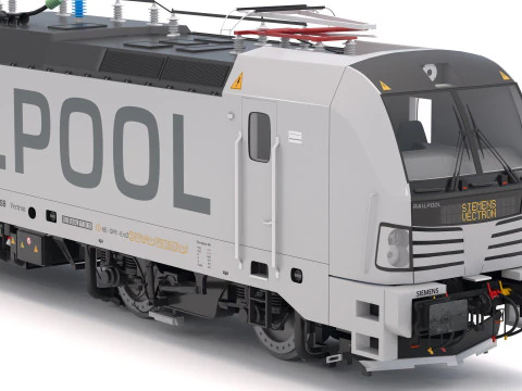 Railpool Siemens Vectron Modello 3D